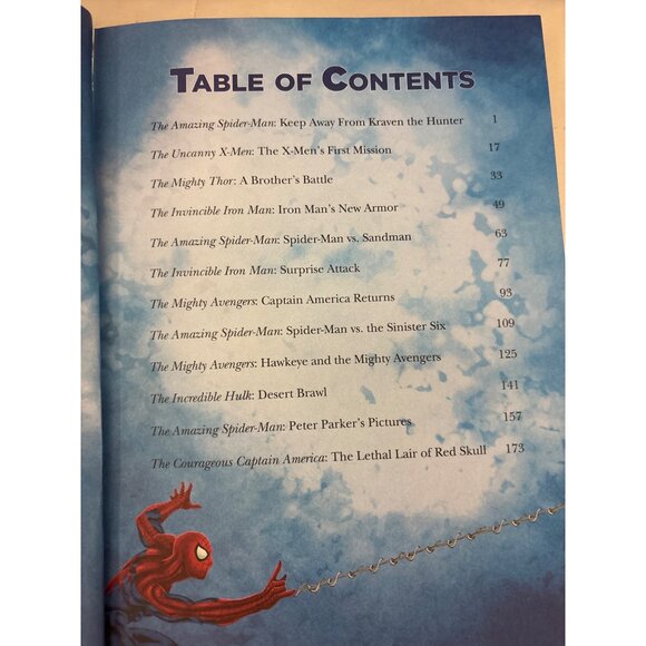 5-Minute Marvel Stories Hardcover Book Featuring Superheroes & Adventures - Picture 4 of 7